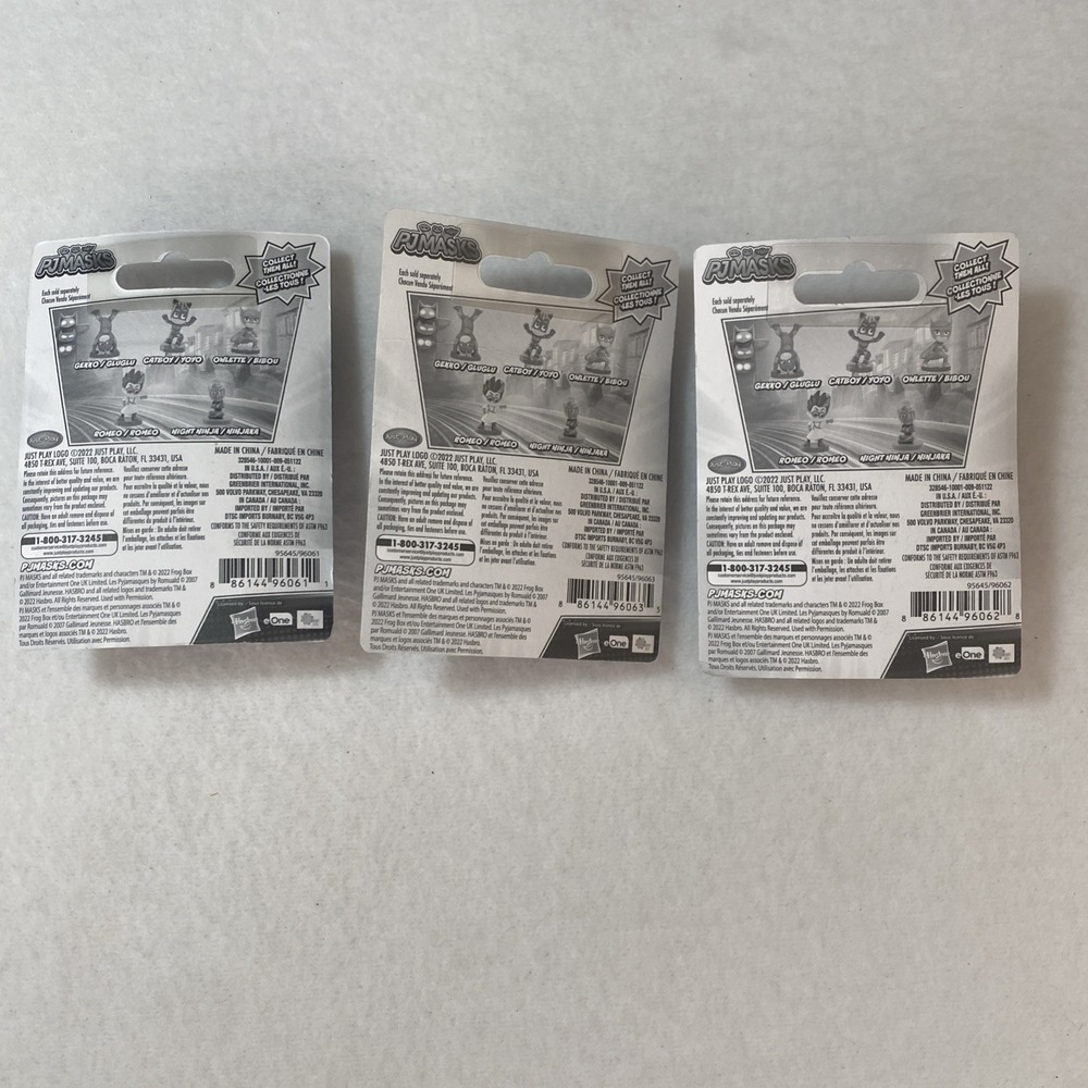PJ Masks Action Figure Lot Catboy‎ Yoyo Owlette Bibou Gekko Gluglu Toy NEW - Picture 5 of 5